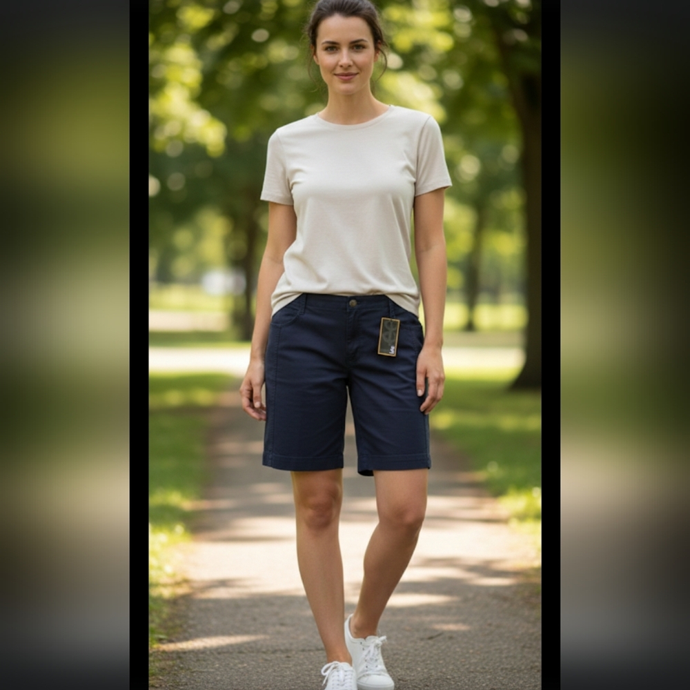 Lee Size 20 Charcoal Black Bermuda Shorts New